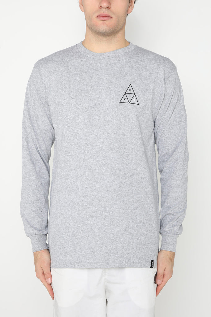 HUF Essentials Triple Triangle Long Sleeve Shirt – Amnesia