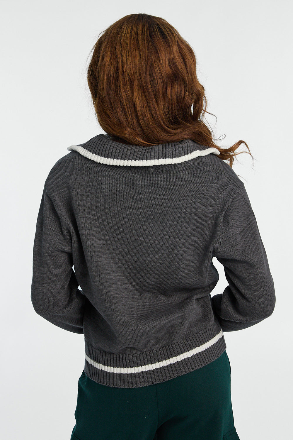 Graphic Quarter-Zip Polo Sweater Graphic Quarter-Zip Polo Sweater