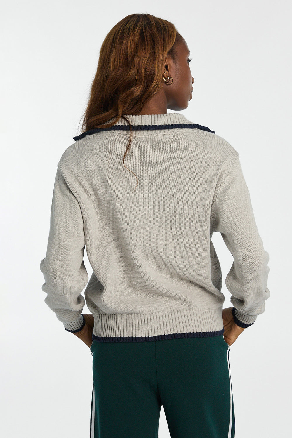 Graphic Quarter-Zip Polo Sweater Graphic Quarter-Zip Polo Sweater