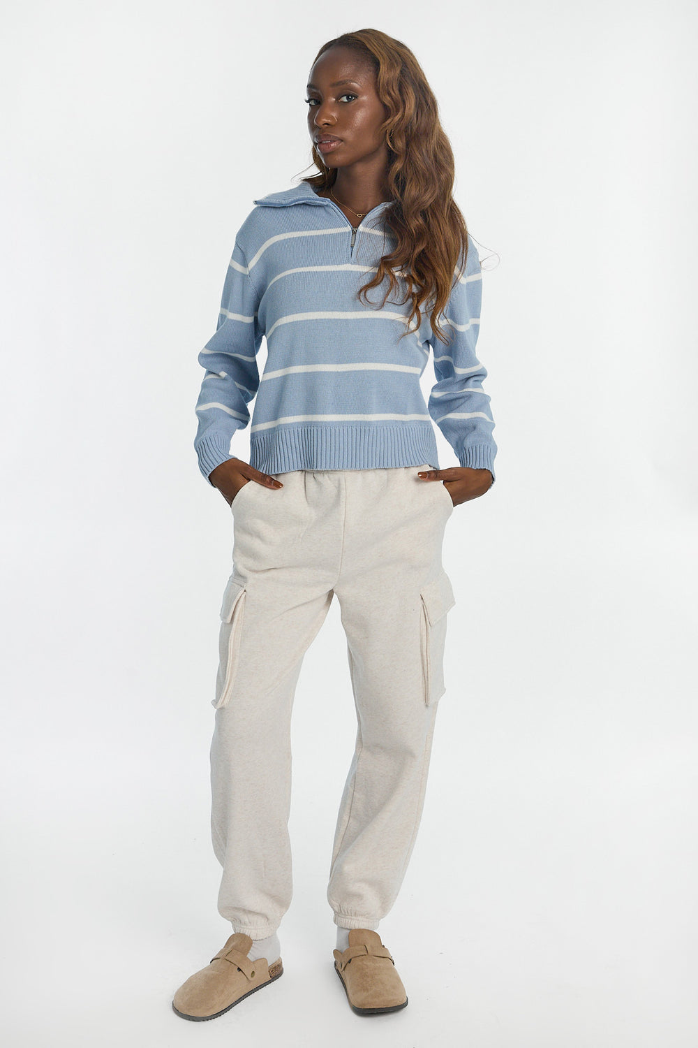 Graphic Quarter-Zip Polo Sweater Graphic Quarter-Zip Polo Sweater