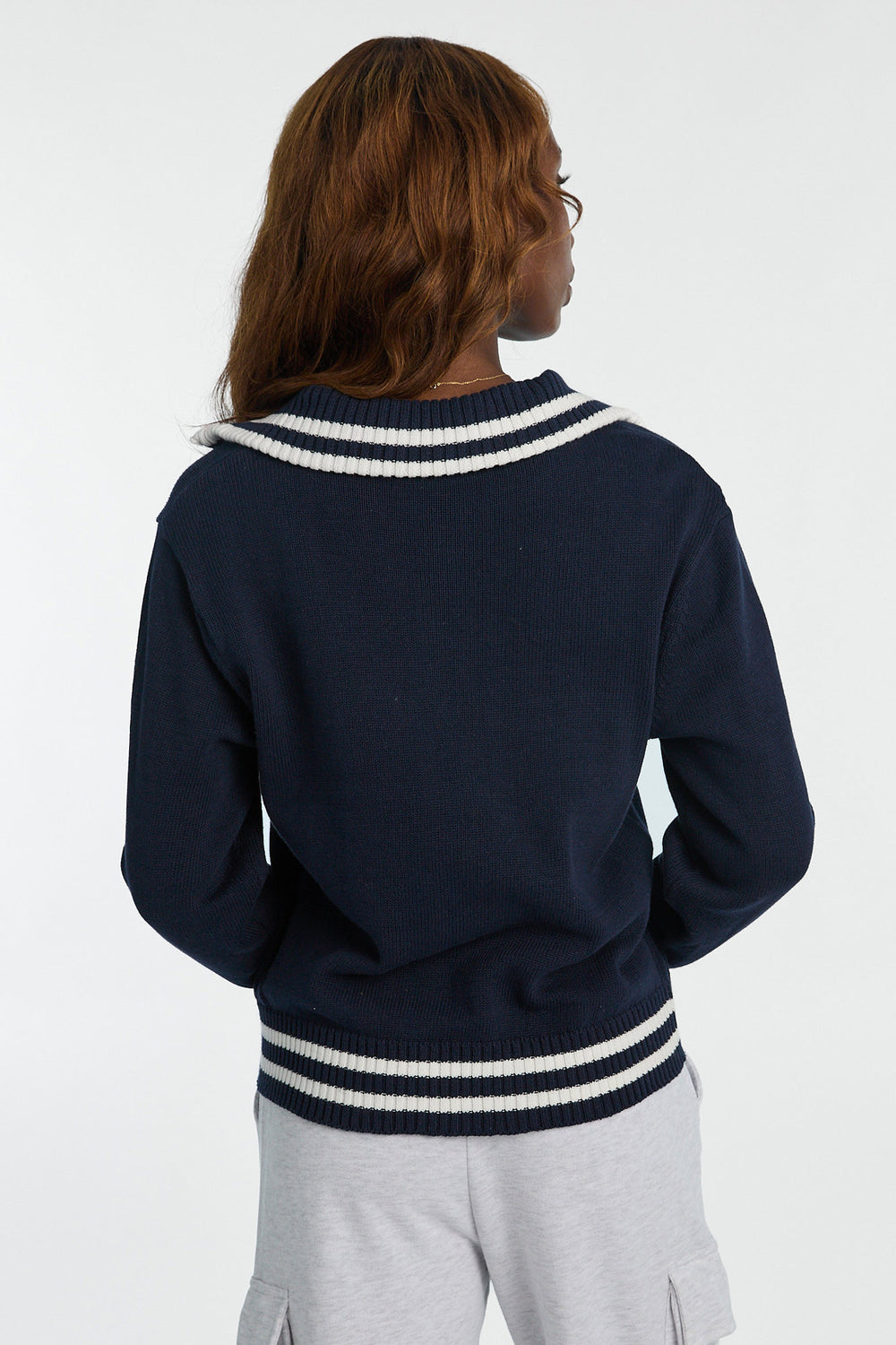 Graphic Quarter-Zip Polo Sweater Graphic Quarter-Zip Polo Sweater