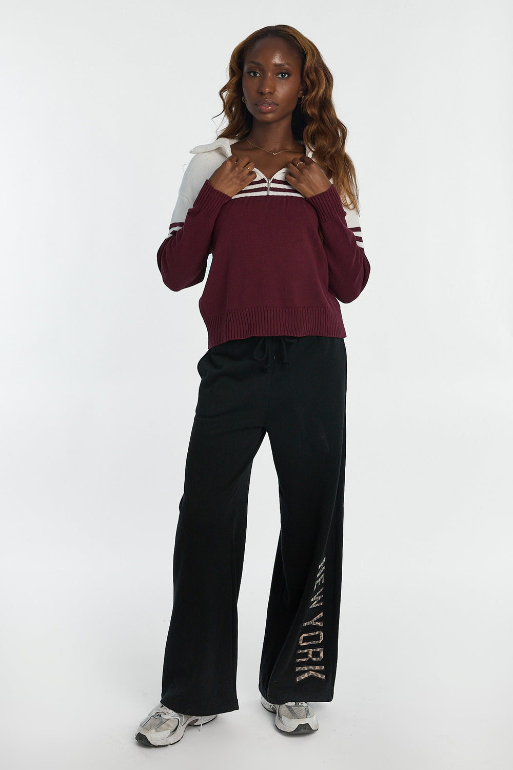 Graphic Quarter-Zip Polo Sweater Graphic Quarter-Zip Polo Sweater