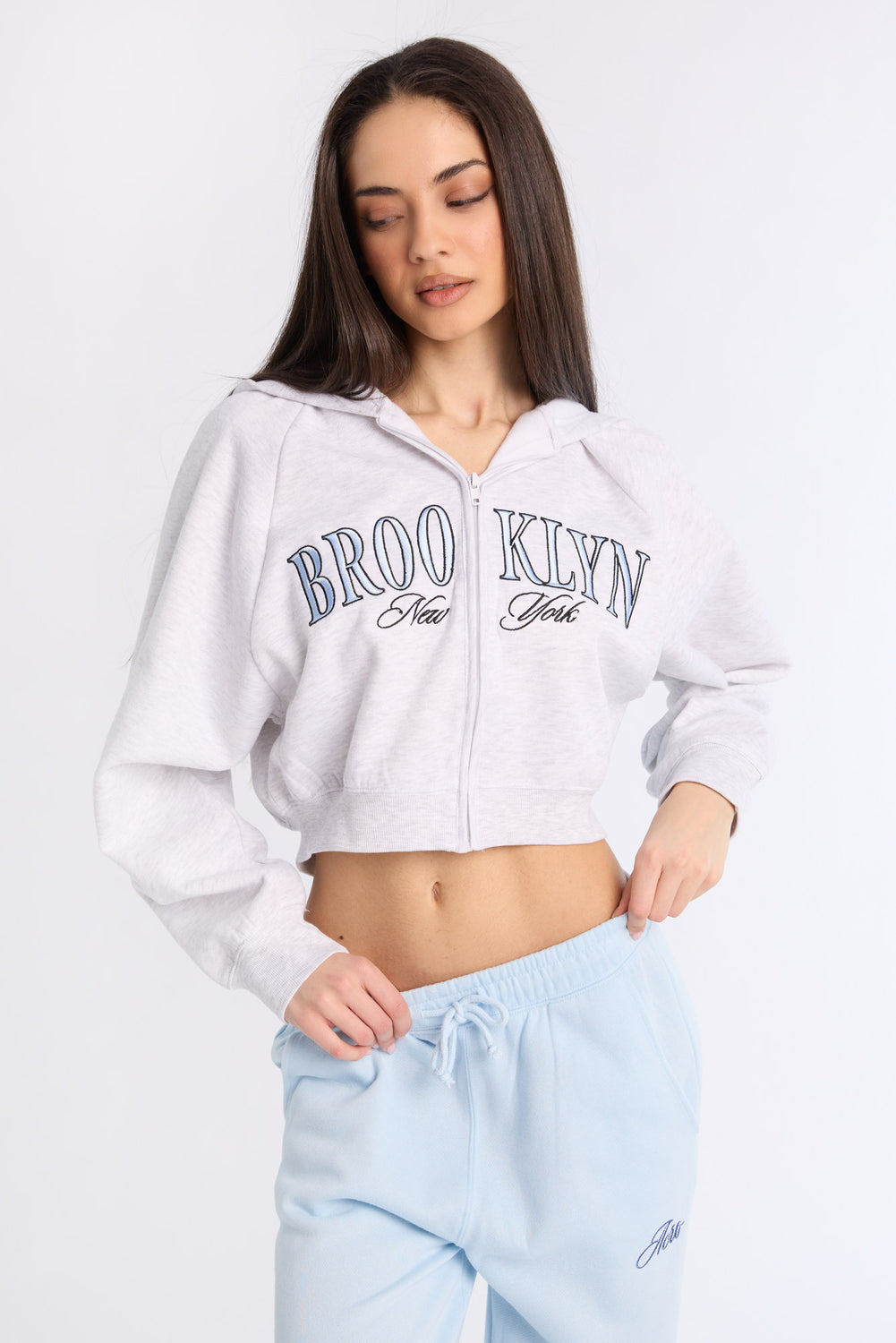 Midi Zip-Up Hoodie Midi Zip-Up Hoodie