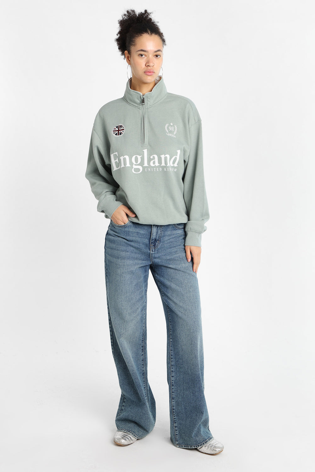 Sweatshirt à col zippé Sweatshirt à col zippé