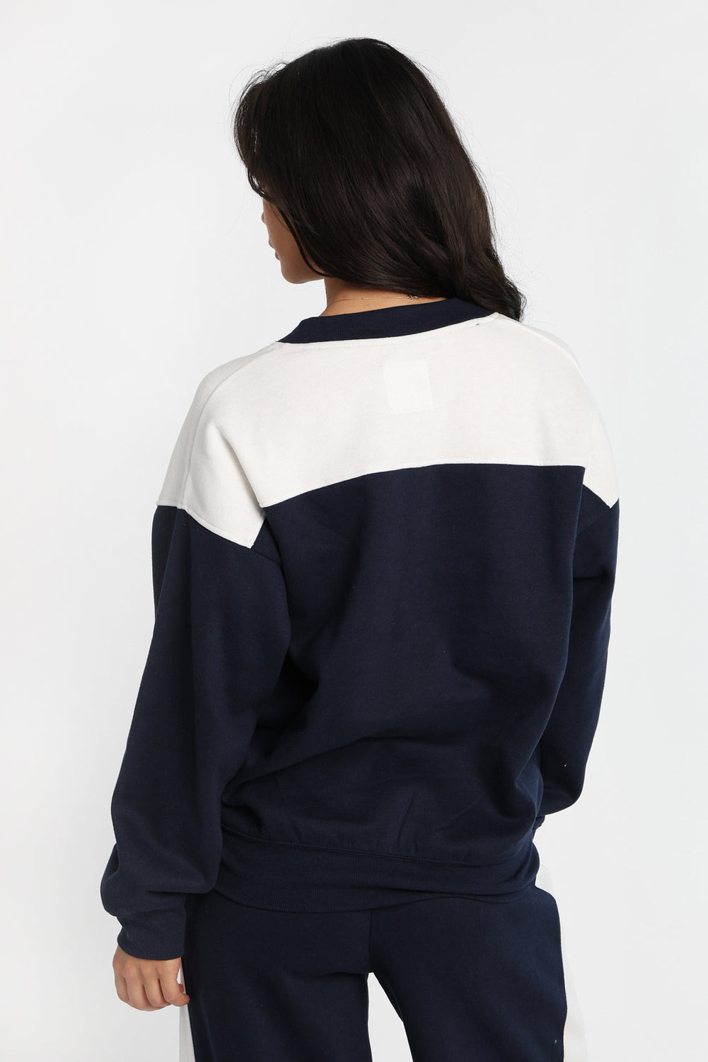 Sweatshirt à col en V décontracté Sweatshirt à col en V décontracté