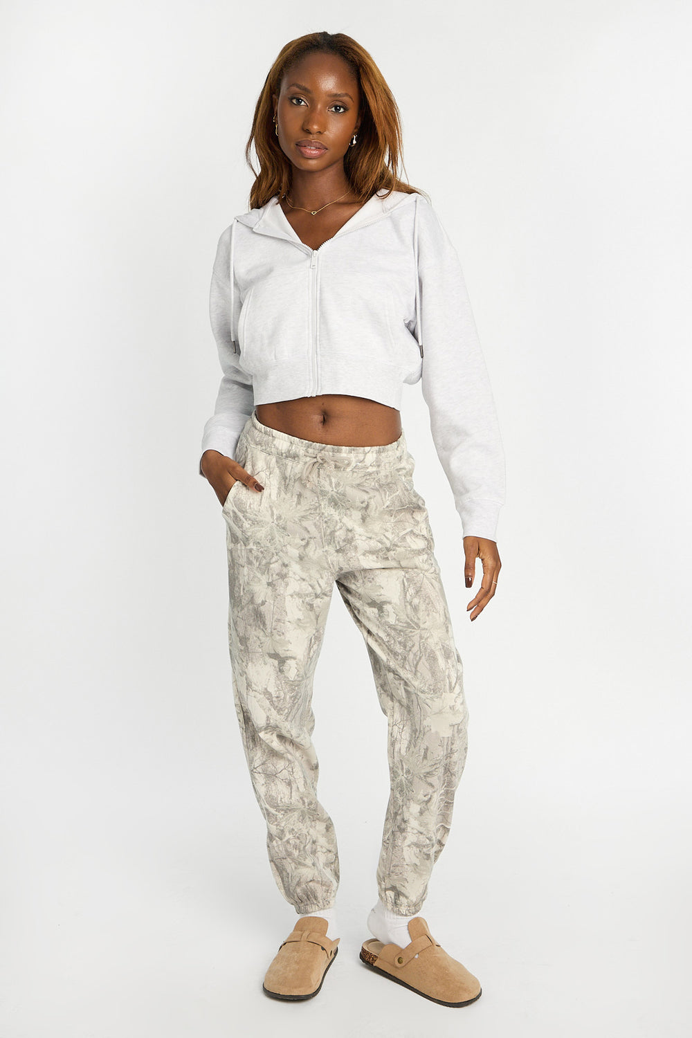 Zip-Up Midi Hoodie Zip-Up Midi Hoodie