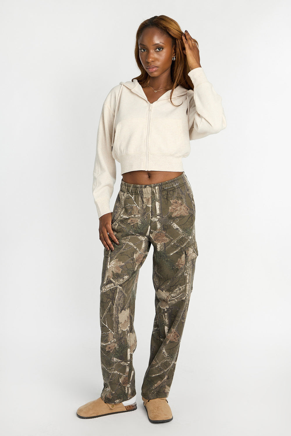 Zip-Up Midi Hoodie Zip-Up Midi Hoodie