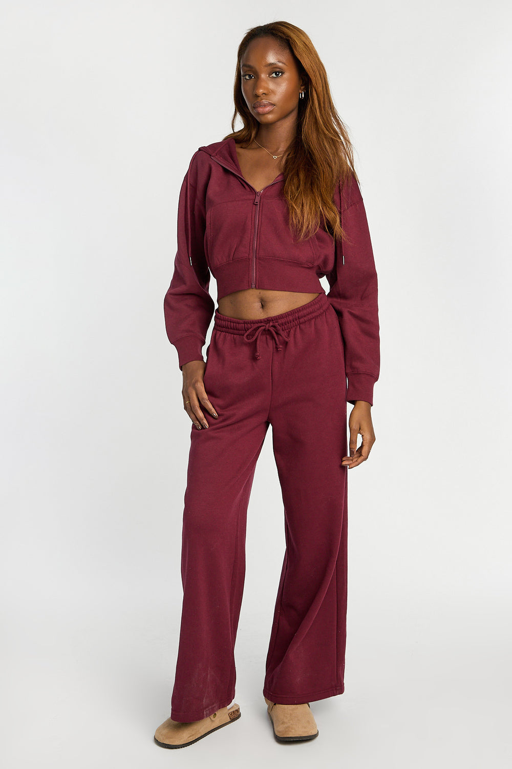 Zip-Up Midi Hoodie Zip-Up Midi Hoodie