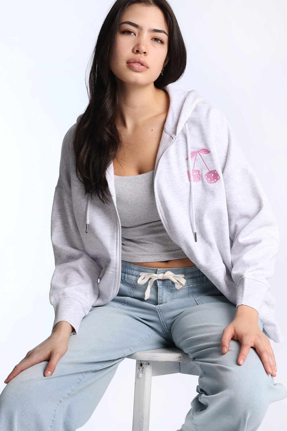 Oversized Zip-Up Hoodie Oversized Zip-Up Hoodie