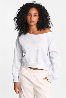 Off-Shoulder Sweatshirt