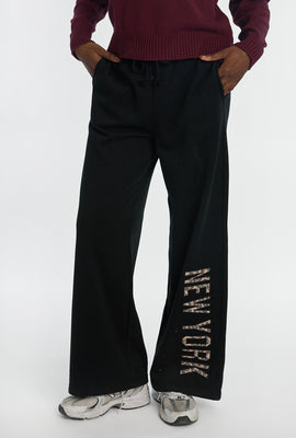 Pantalon de survêtement à jambes larges