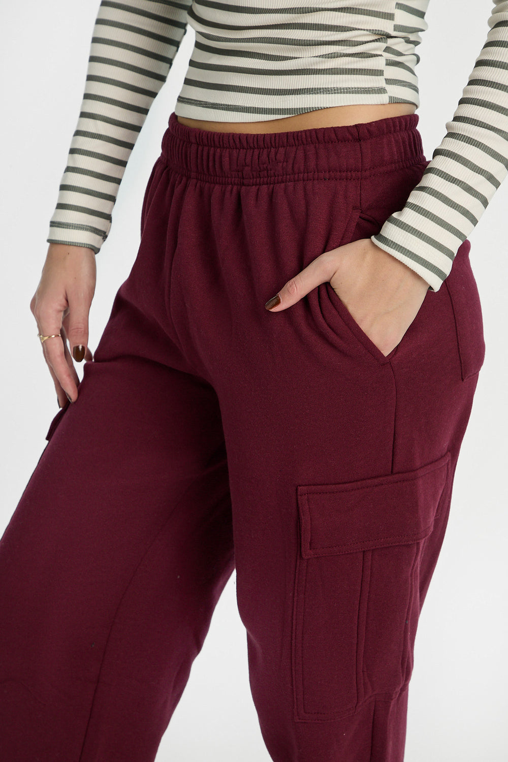 Pantalon de survêtement cargo à jambes larges Pantalon de survêtement cargo à jambes larges