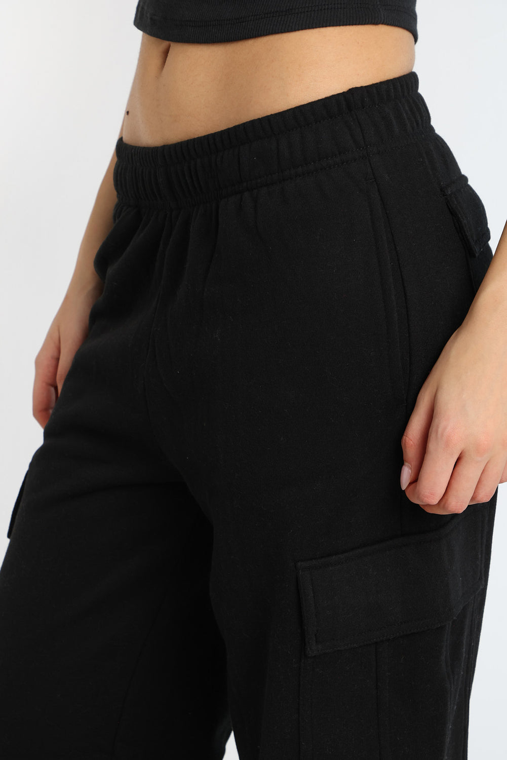Pantalon de survêtement cargo à jambes larges Pantalon de survêtement cargo à jambes larges