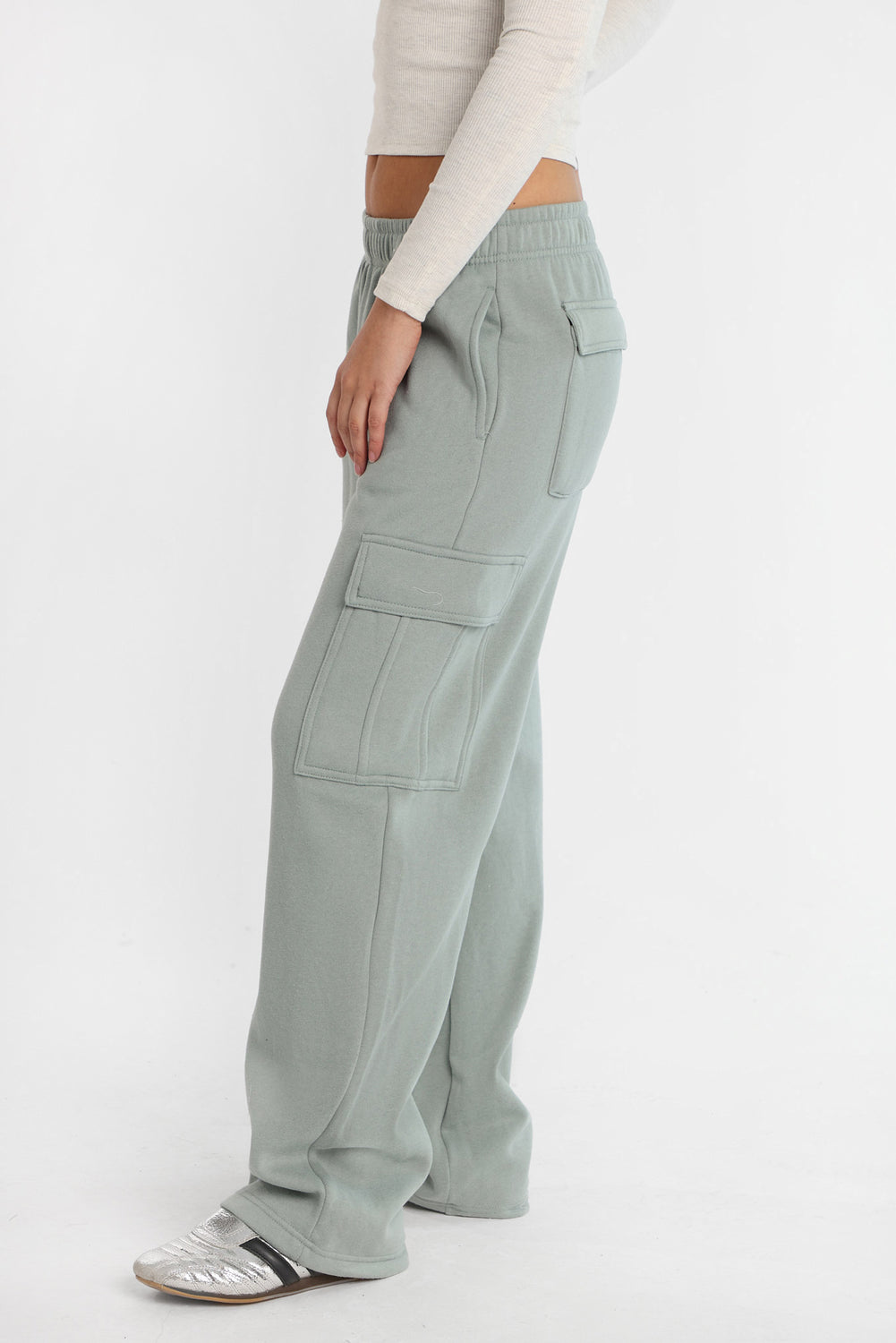 Pantalon de survêtement cargo à jambes larges Pantalon de survêtement cargo à jambes larges