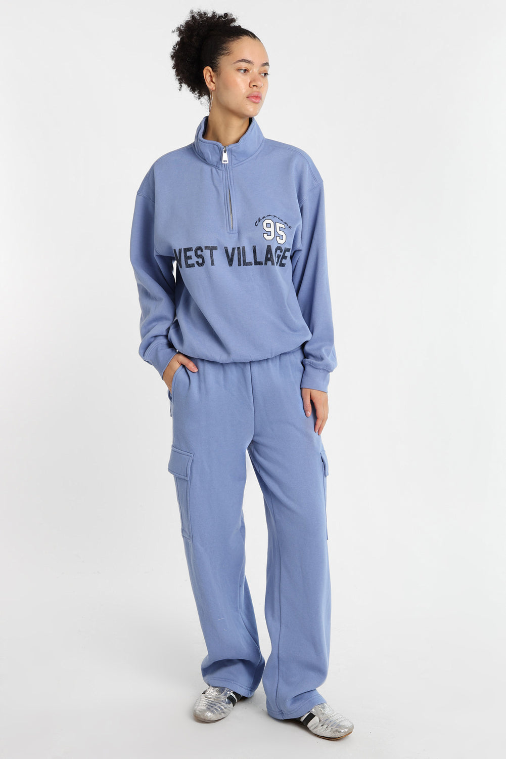 Pantalon de survêtement cargo à jambes larges Pantalon de survêtement cargo à jambes larges