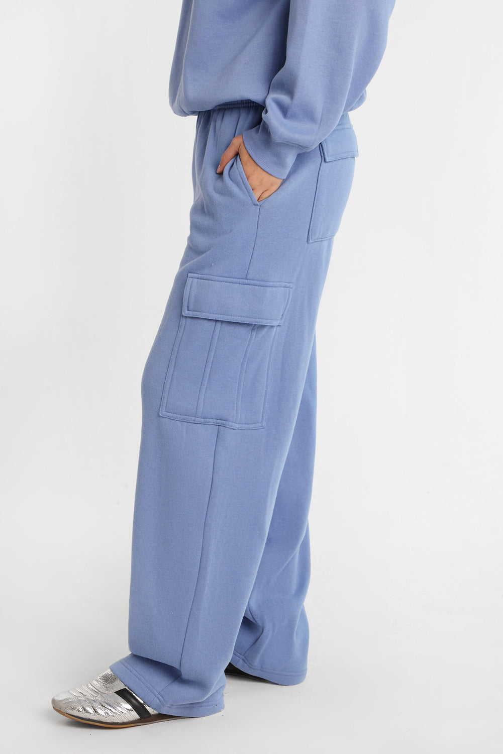 Pantalon de survêtement cargo à jambes larges Pantalon de survêtement cargo à jambes larges