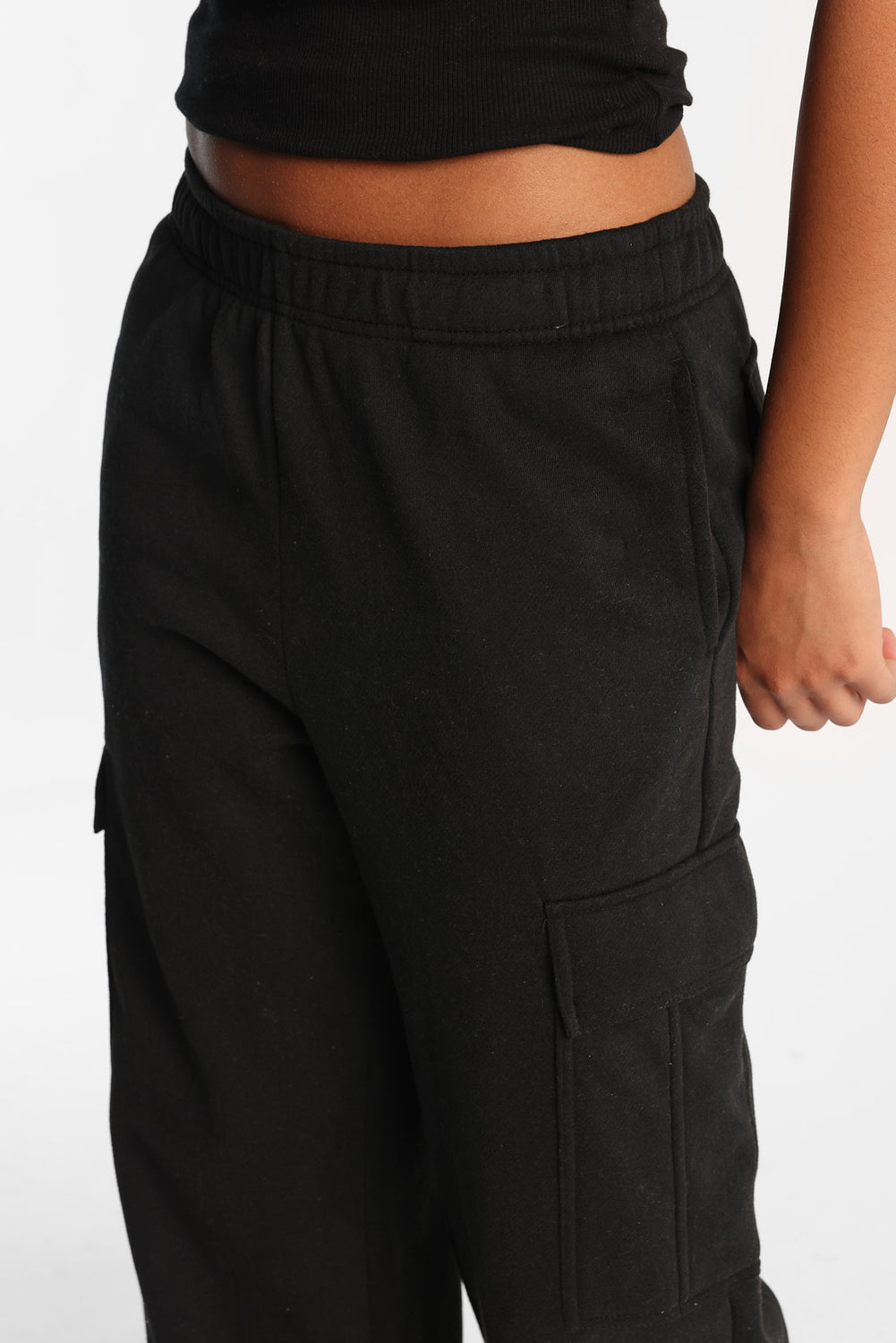 Cargo Wide-Leg Sweatpants Cargo Wide-Leg Sweatpants