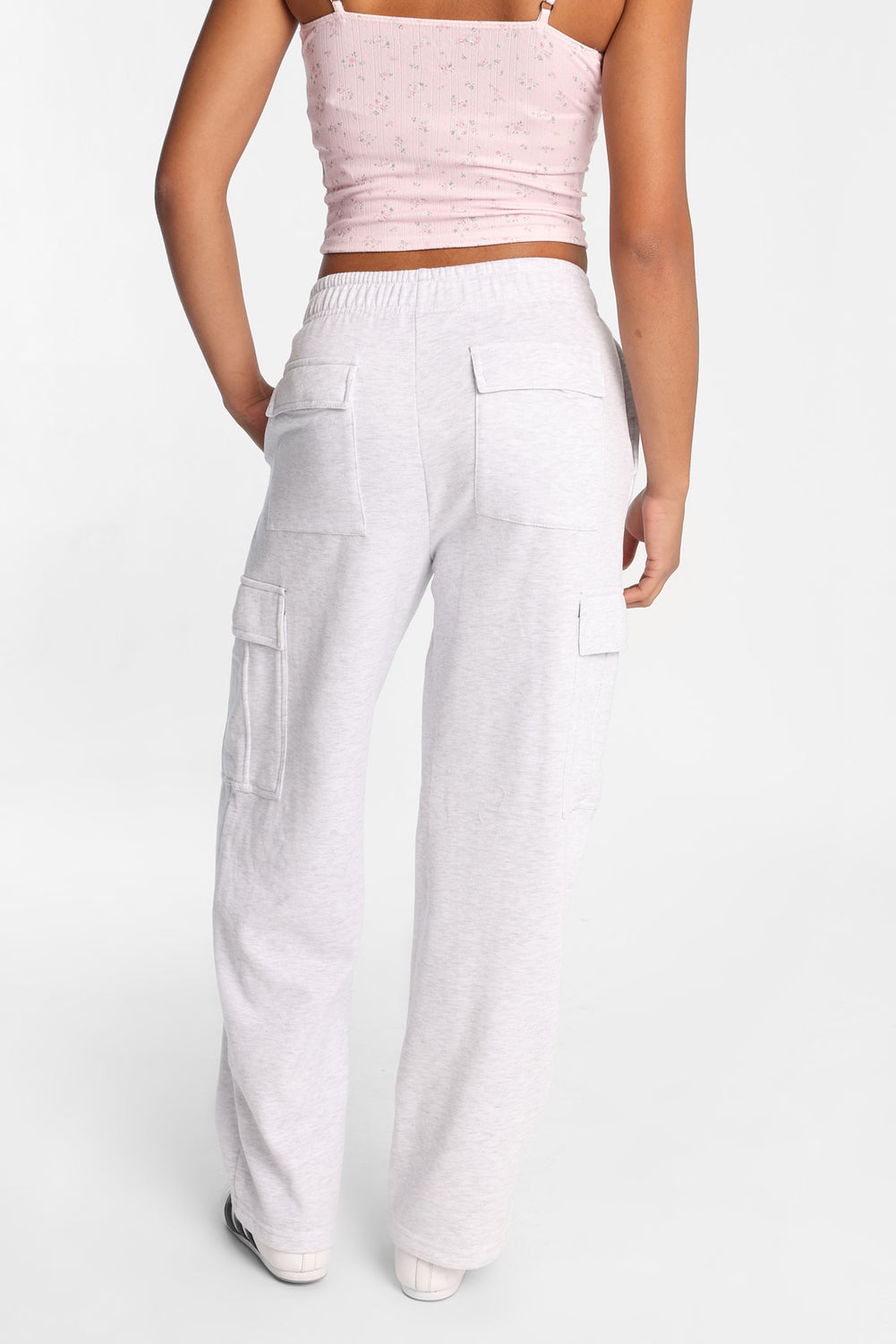 Cargo Wide-Leg Sweatpants Cargo Wide-Leg Sweatpants