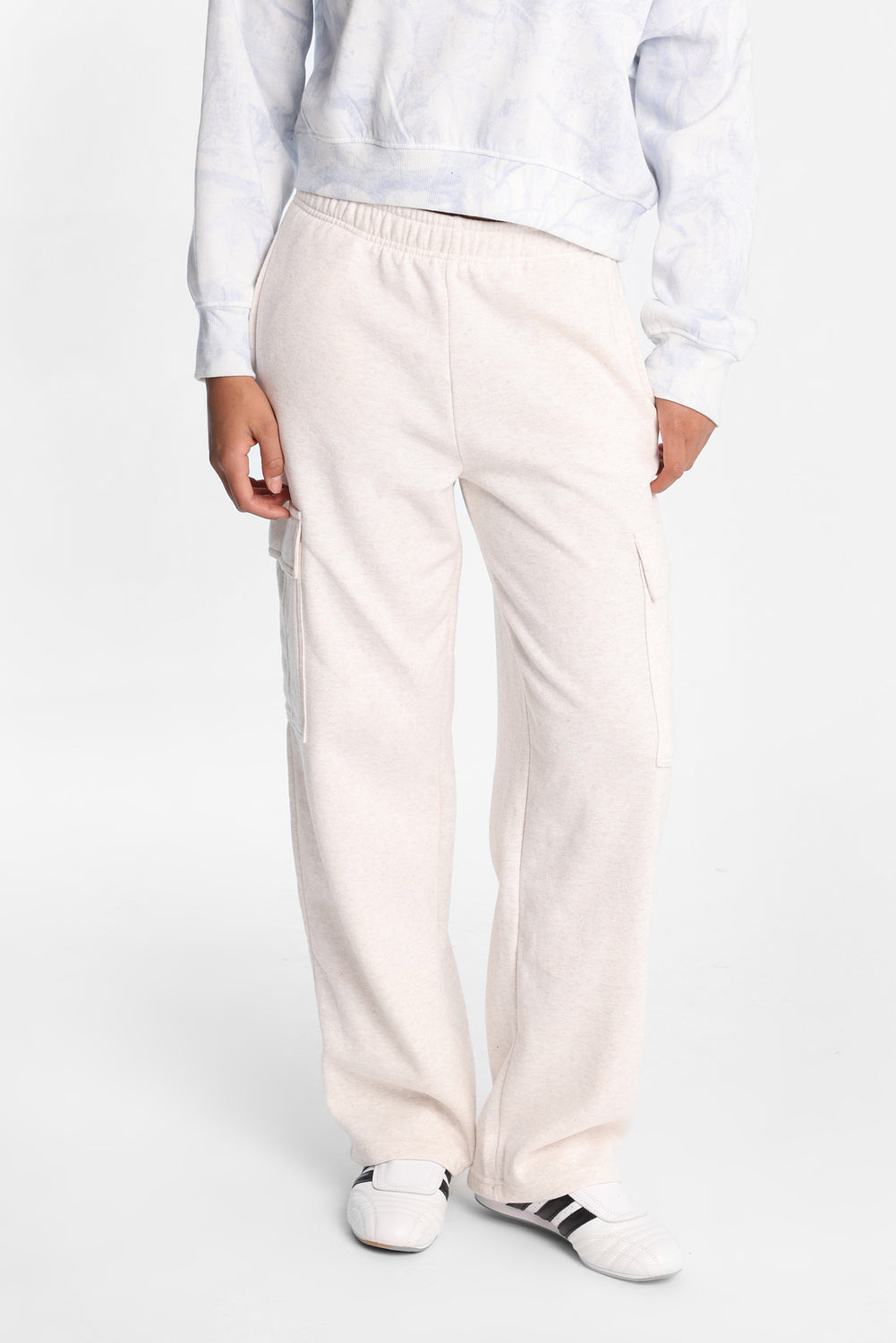 Cargo Wide-Leg Sweatpants Cargo Wide-Leg Sweatpants