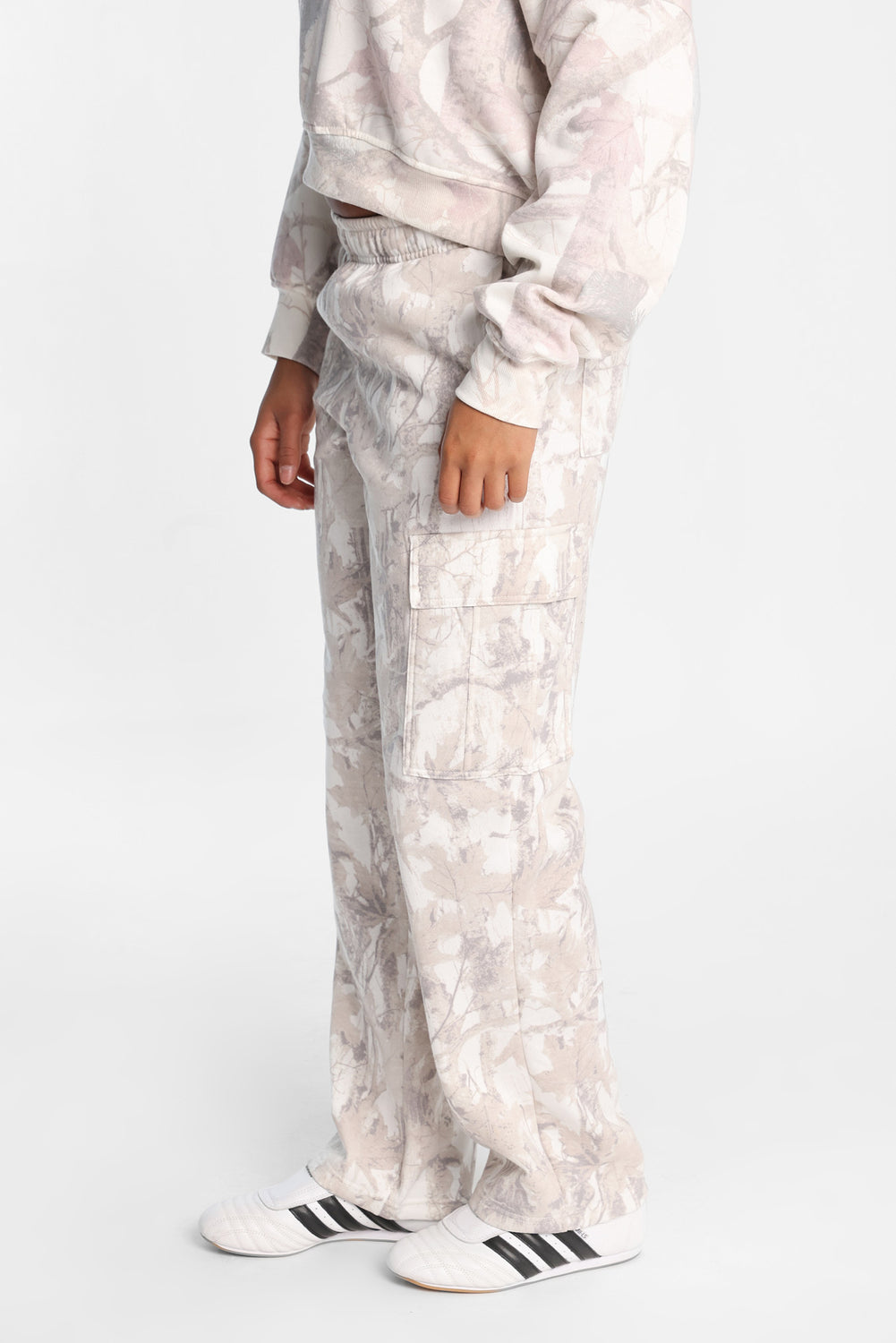 Cargo Wide-Leg Sweatpants Cargo Wide-Leg Sweatpants