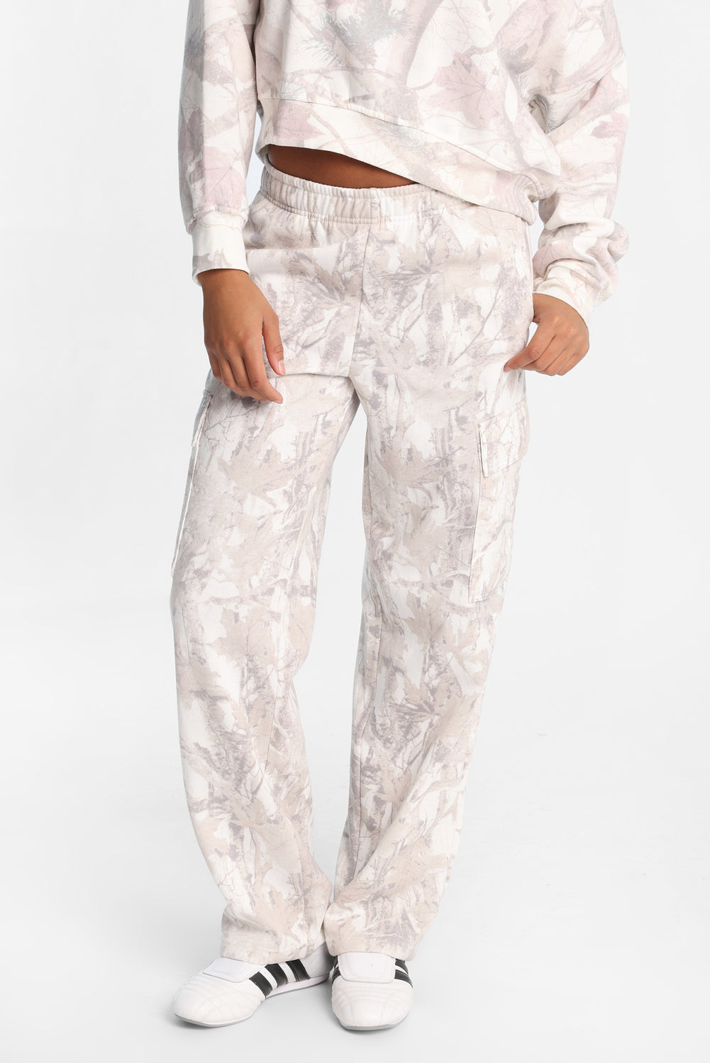 Cargo Wide-Leg Sweatpants Cargo Wide-Leg Sweatpants