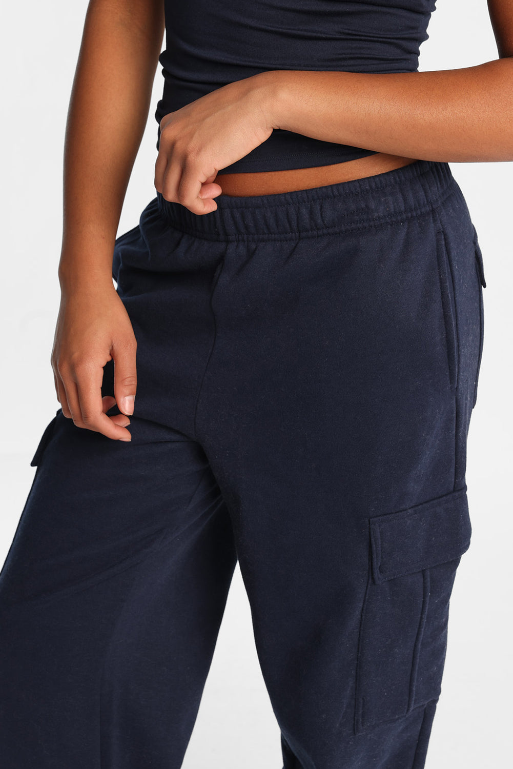Cargo Wide-Leg Sweatpants Cargo Wide-Leg Sweatpants