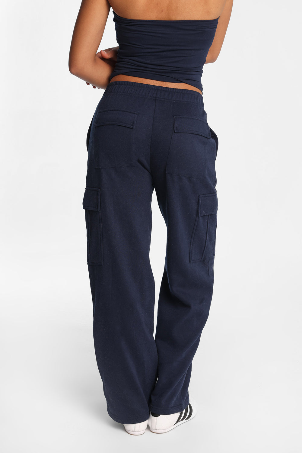 Cargo Wide-Leg Sweatpants Cargo Wide-Leg Sweatpants