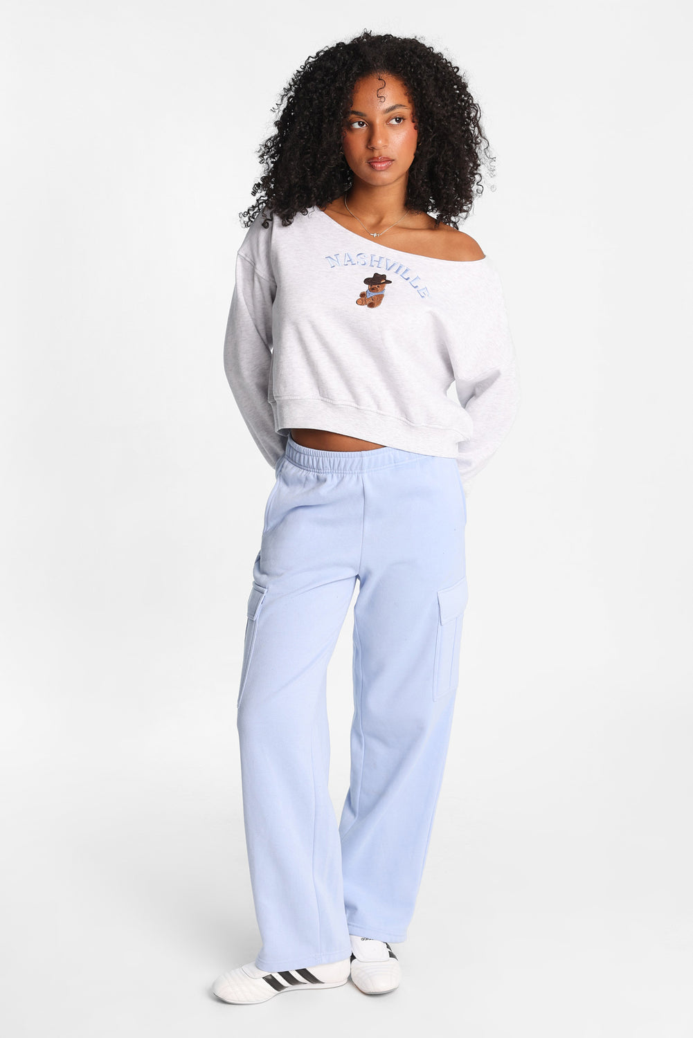 Cargo Wide-Leg Sweatpants Cargo Wide-Leg Sweatpants