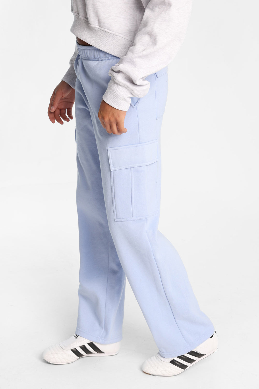 Cargo Wide-Leg Sweatpants Cargo Wide-Leg Sweatpants