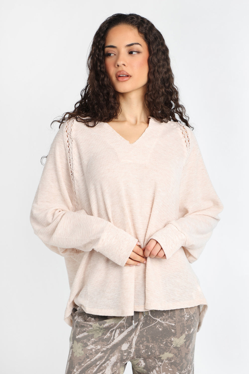 Everyday Waffle Knit Long Sleeve Top Everyday Waffle Knit Long Sleeve Top