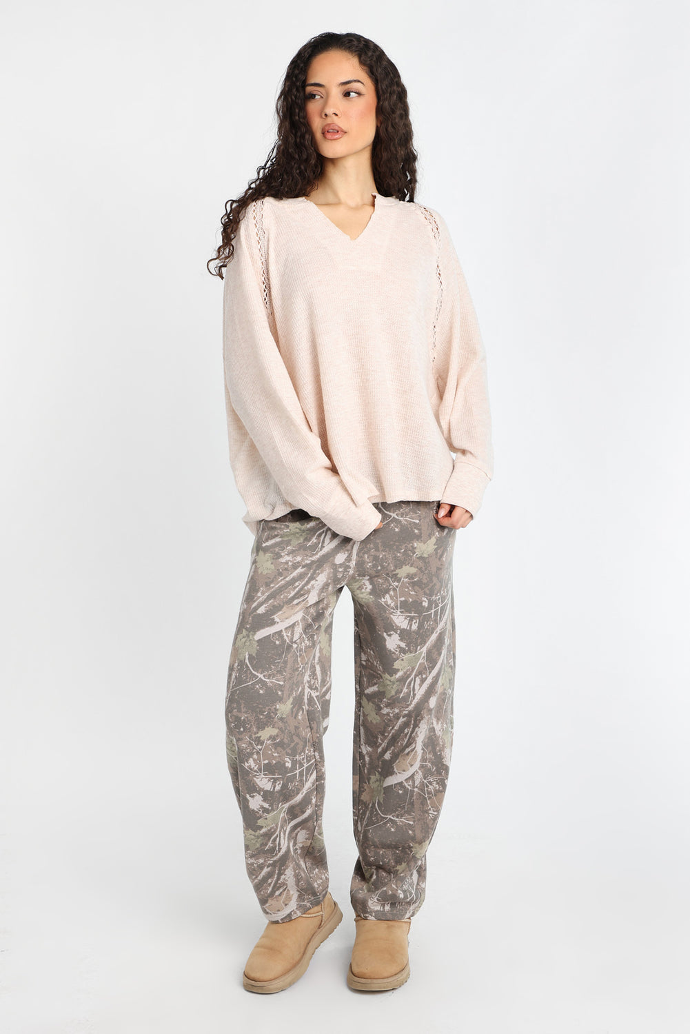 Everyday Waffle Knit Long Sleeve Top Everyday Waffle Knit Long Sleeve Top