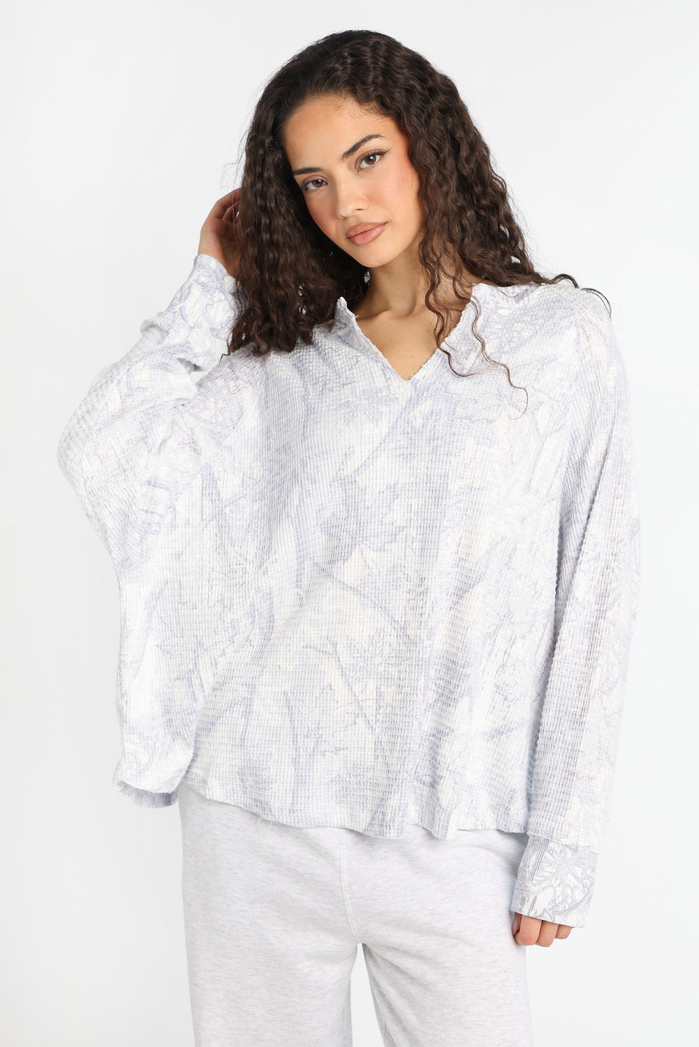 Everyday Waffle Knit Long Sleeve Top Everyday Waffle Knit Long Sleeve Top