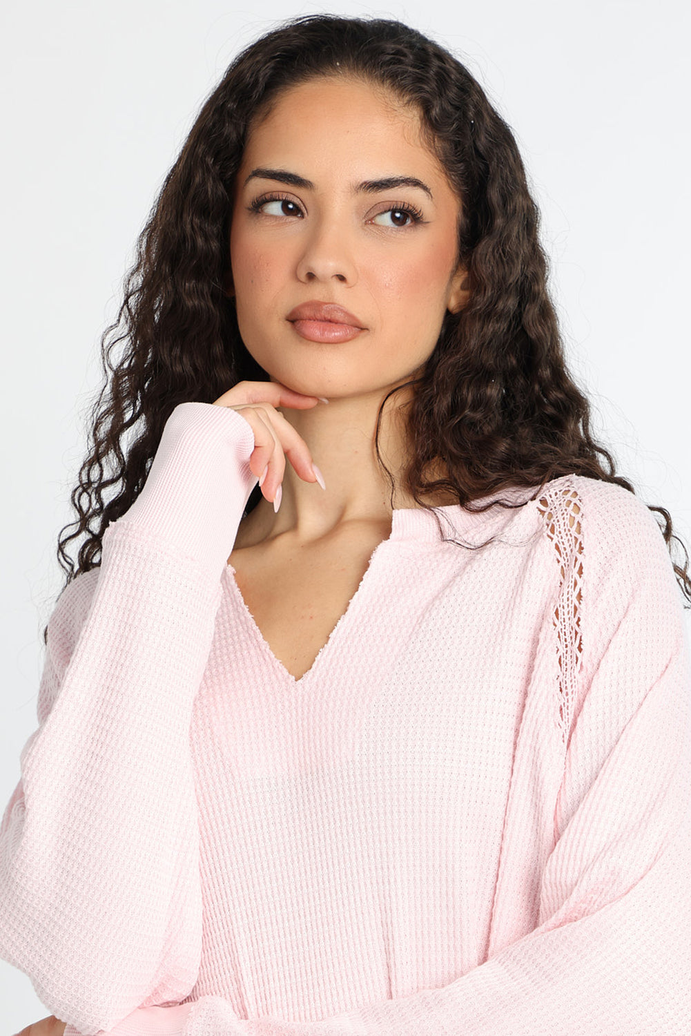 Everyday Waffle Knit Long Sleeve Top Everyday Waffle Knit Long Sleeve Top