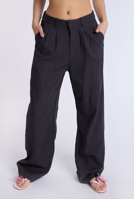 Pantalon en lin mélangé