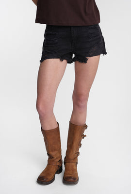 High Rise Mom Denim Shorts