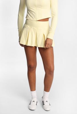 Super Smooth Active Pleated Mini Skirt