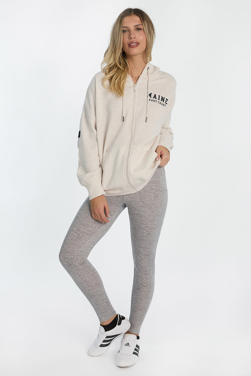 Legging à poches en molleton brossé super doux Legging à poches en molleton brossé super doux
