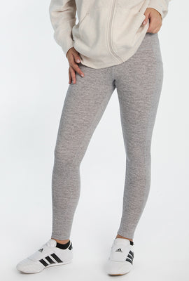 Legging à poches en molleton brossé super doux