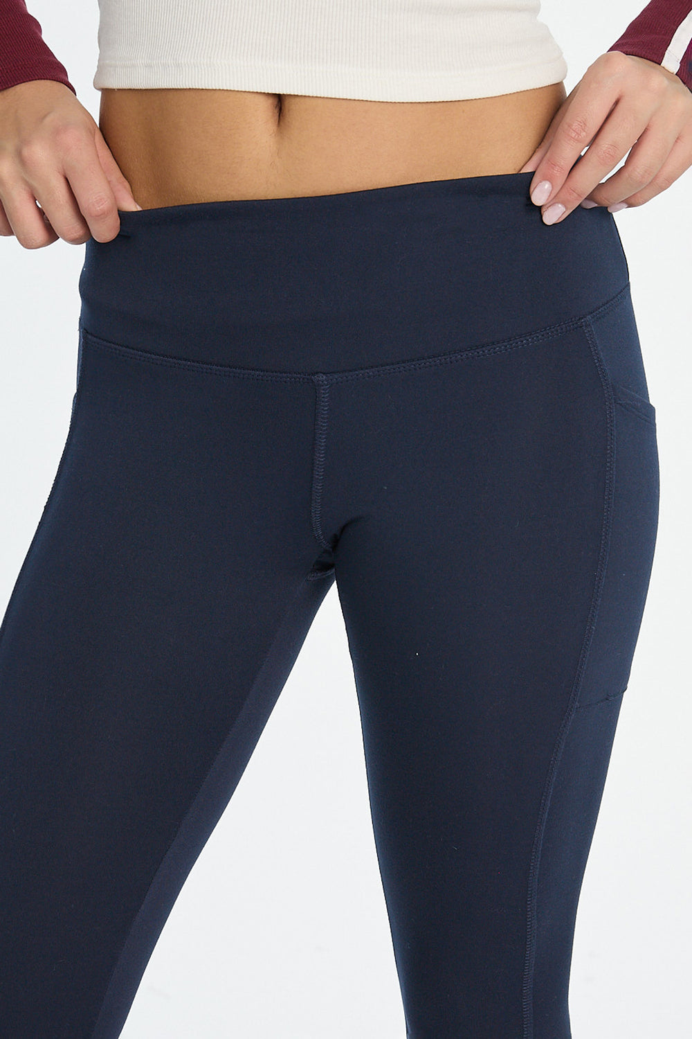 Legging à poches en molleton brossé super doux Legging à poches en molleton brossé super doux