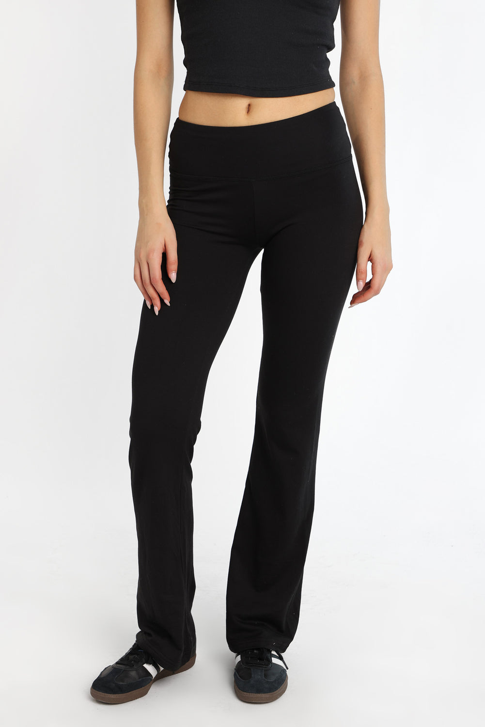 Legging évasé en molleton brossé super doux Legging évasé en molleton brossé super doux