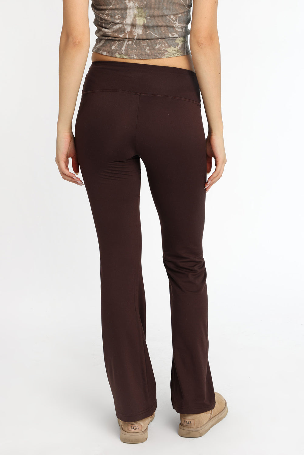 Legging évasé en molleton brossé super doux Legging évasé en molleton brossé super doux