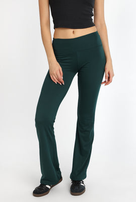 Legging évasé en molleton brossé super doux