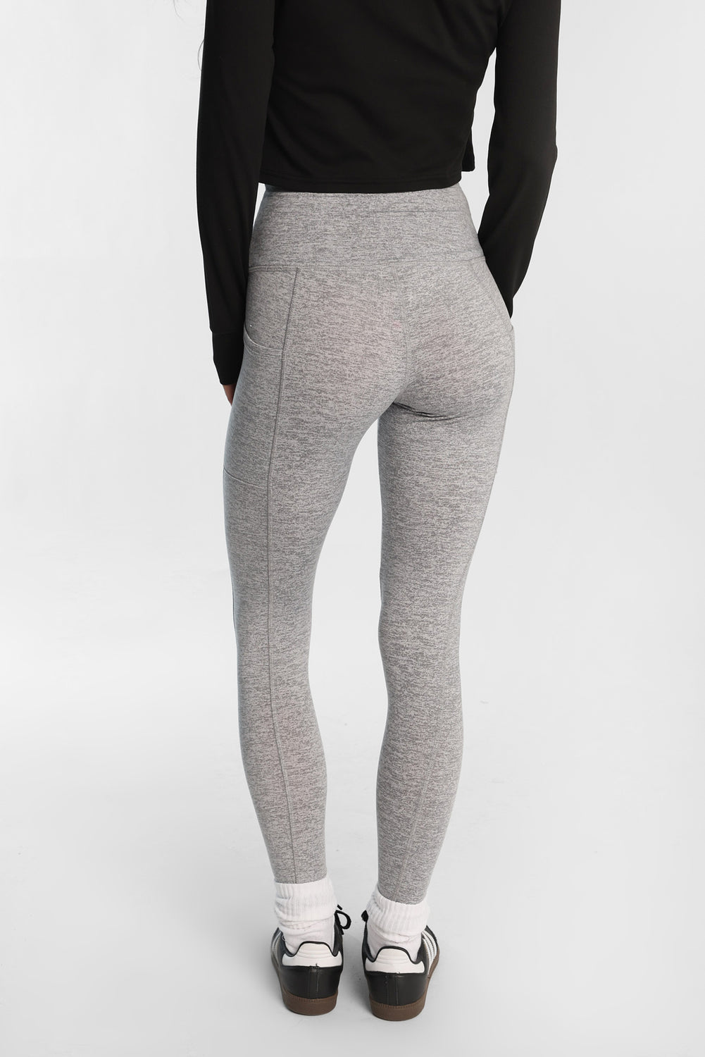 Legging à poches en molleton brossé ultra-doux Legging à poches en molleton brossé ultra-doux