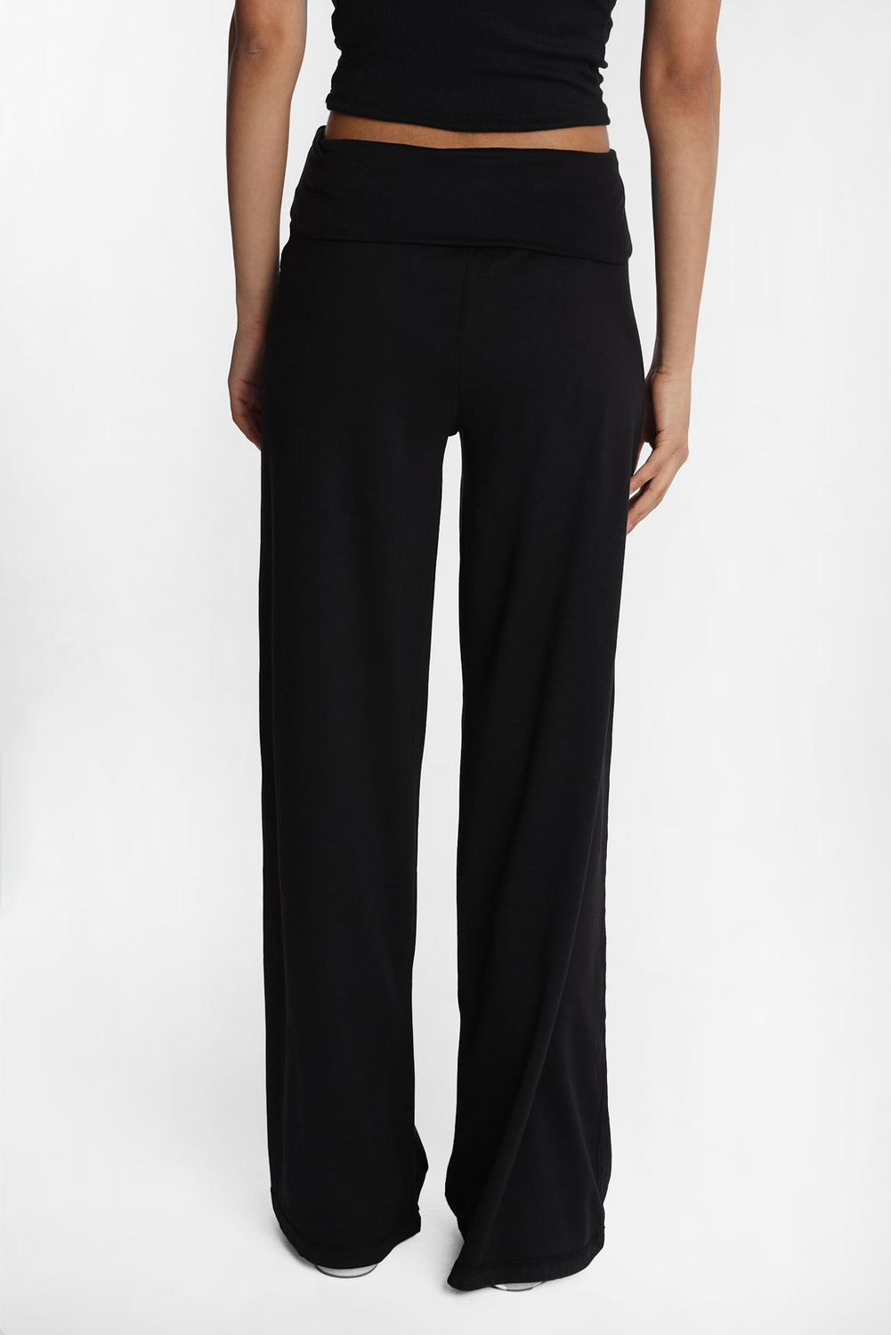 Legging à jambe large à revers en molleton brossé ultra-doux Legging à jambe large à revers en molleton brossé ultra-doux