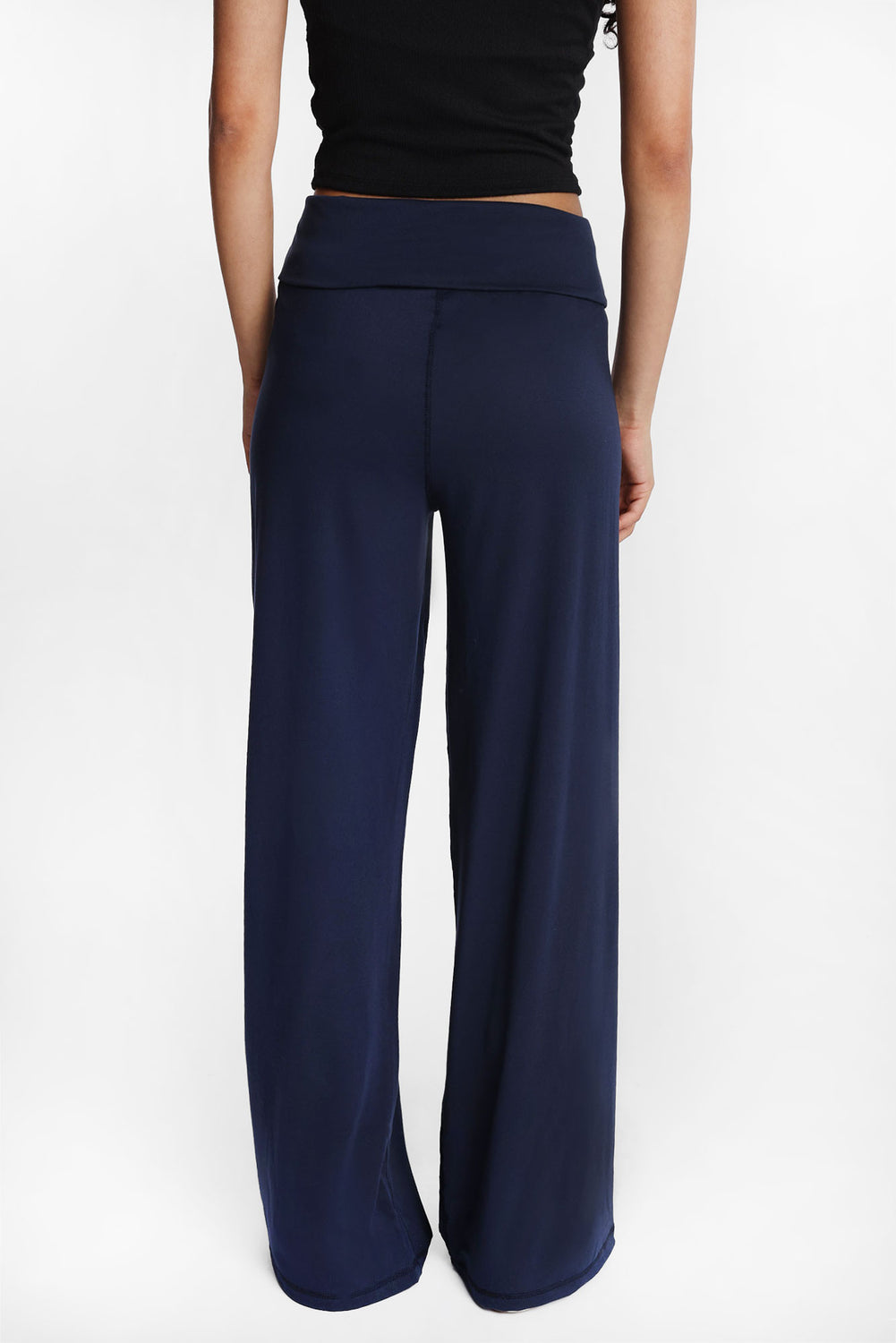 Super Soft Fleeceback Foldover Wide Leg Leggings Super Soft Fleeceback Foldover Wide Leg Leggings