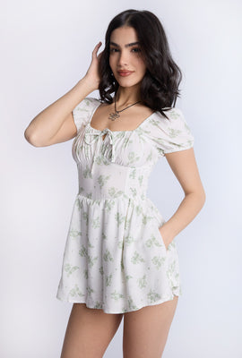 Combishort corset à smocks