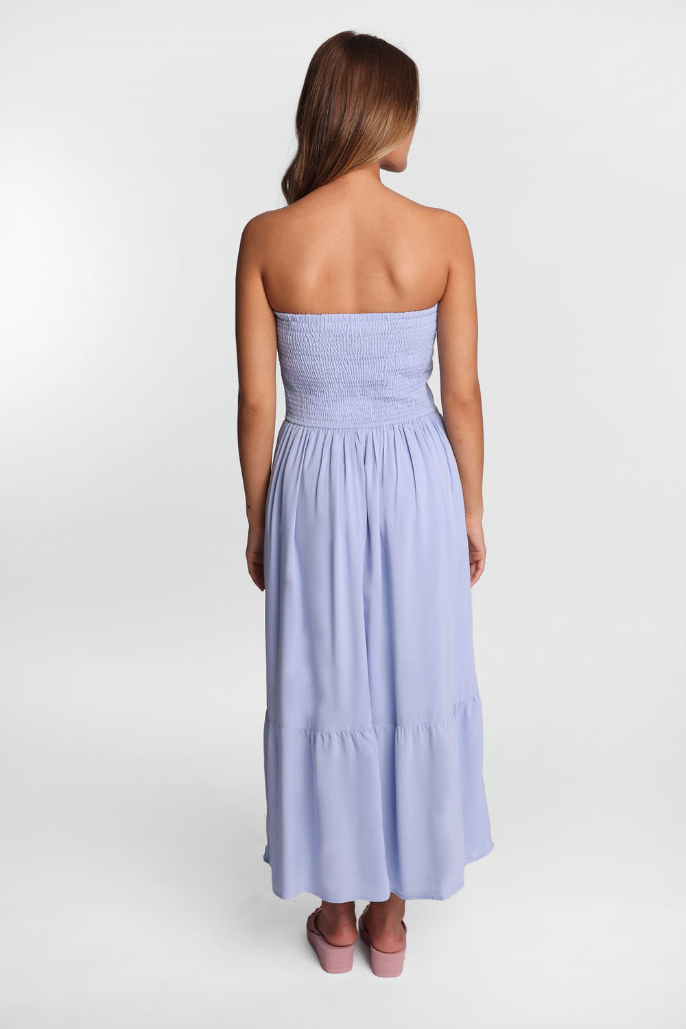 Strapless Embroidered Bustier Maxi Dress Strapless Embroidered Bustier Maxi Dress