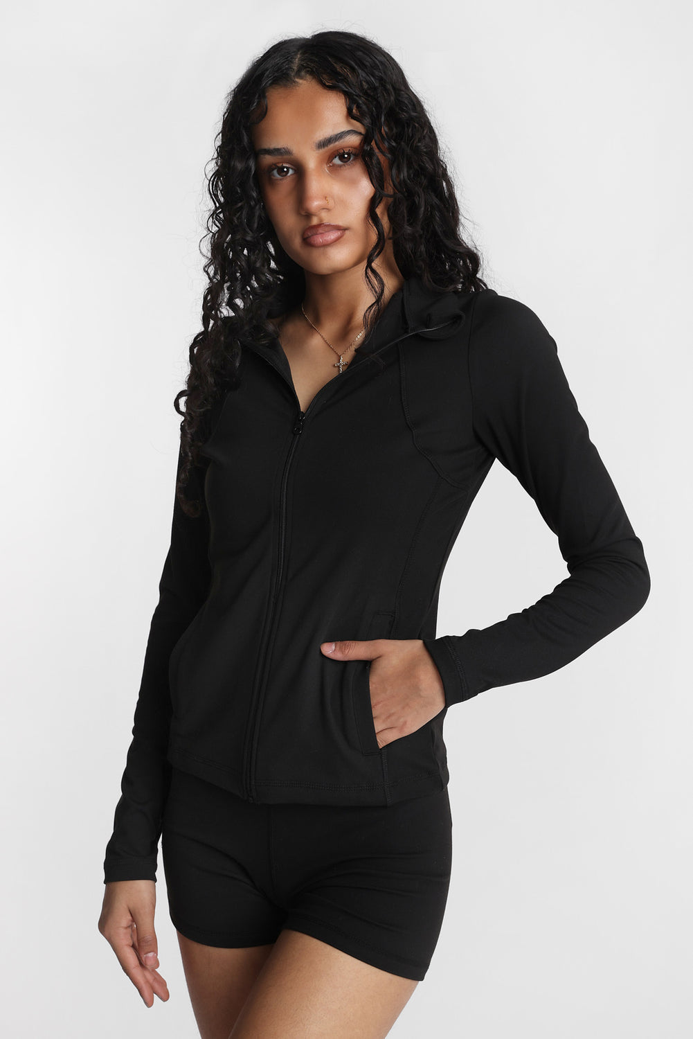 Veste active zippée super doux Veste active zippée super doux