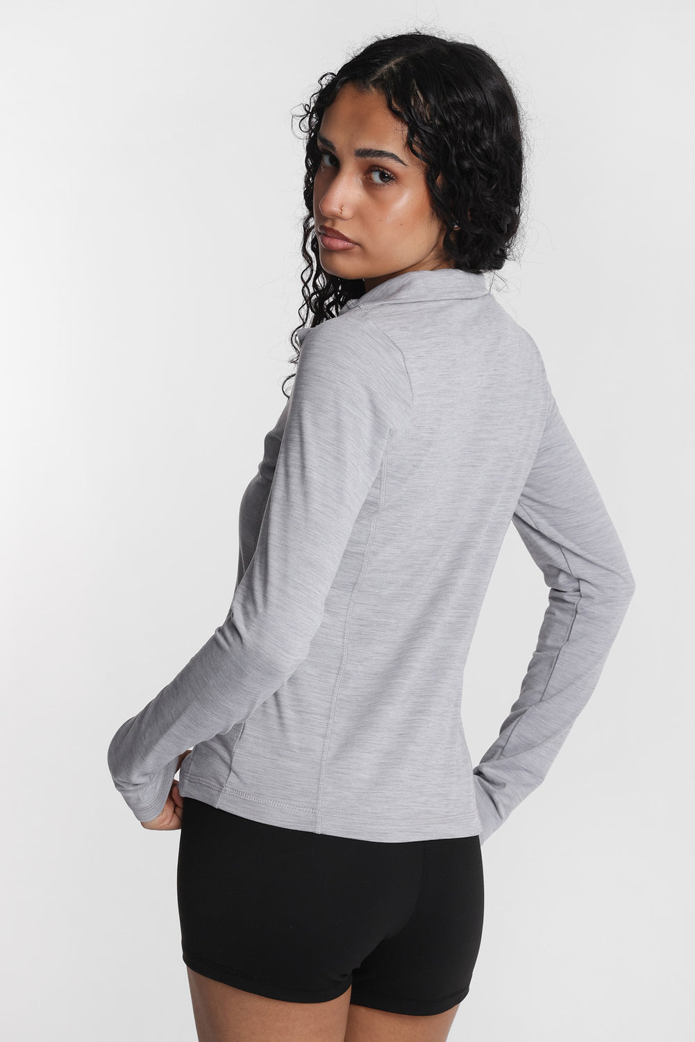 Veste active zippée super doux Veste active zippée super doux