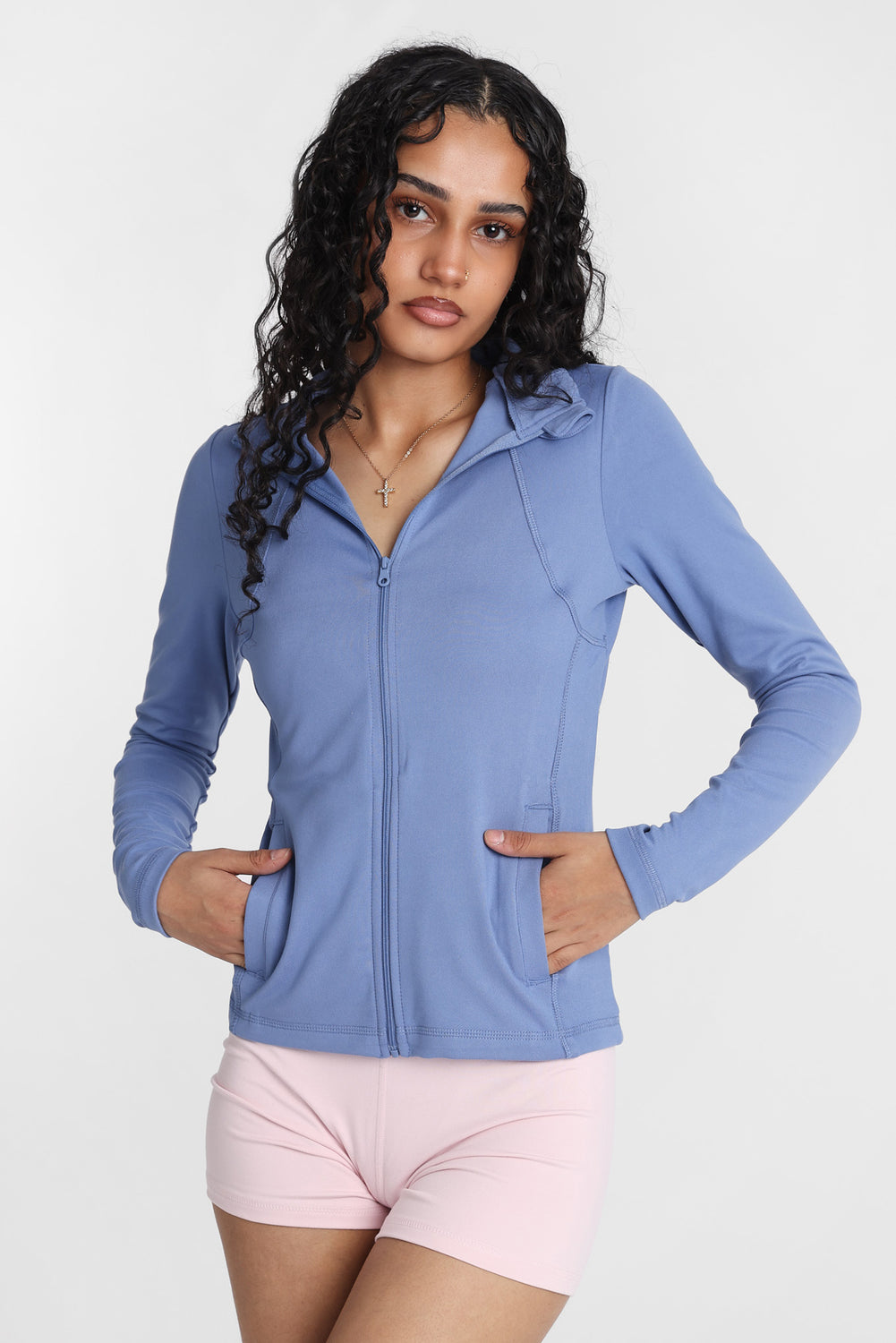 Veste active zippée super doux Veste active zippée super doux